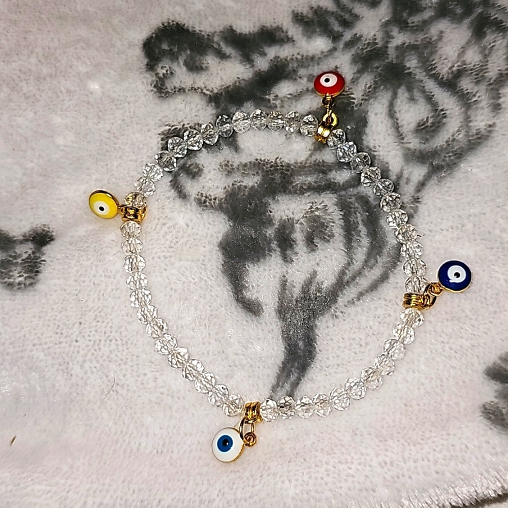 Beaded Evil Eye Bracelet NWOT 📿👁